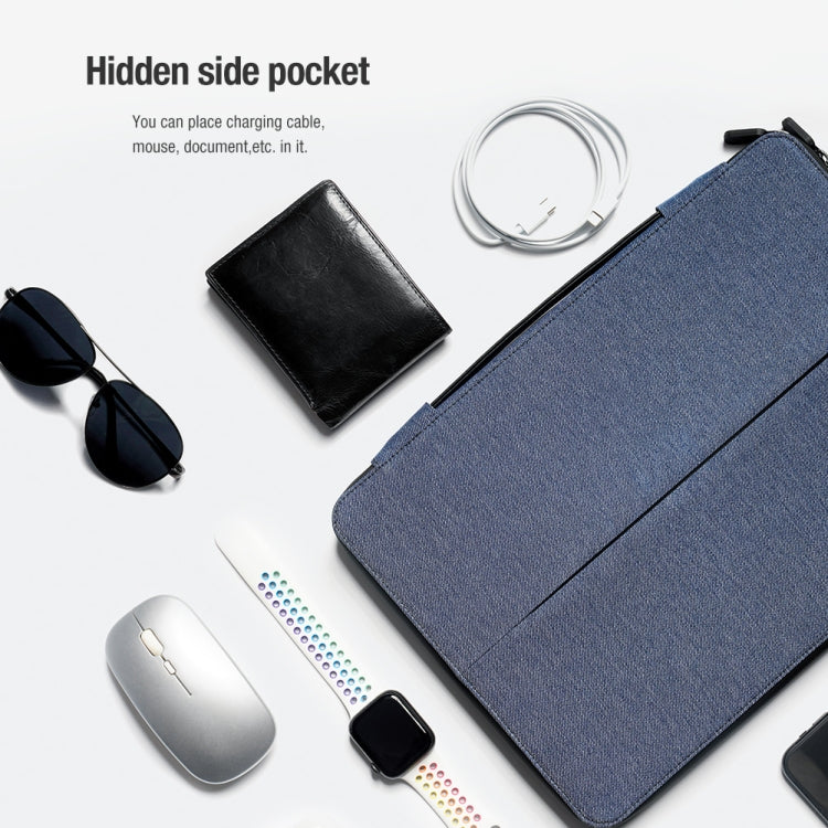 NILLKIN Commuter Multifunctional Laptop Sleeve For 14.0 inch and Below(Dark Gray) - 14.1 inch by NILLKIN | Online Shopping South Africa | PMC TechLife | Buy Now Pay Later Mobicred