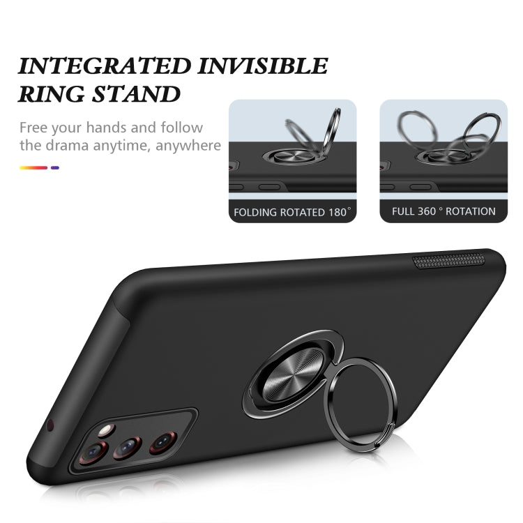 For Samsung Galaxy S20 FE PC + TPU Shockproof Magnetic Protective Case with Invisible Ring Holder(Black) - free shipping - PMC TechLife - Order now!