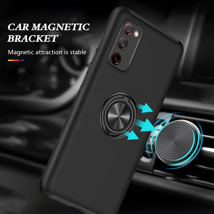 For Samsung Galaxy S20 FE PC + TPU Shockproof Magnetic Protective Case with Invisible Ring Holder(Black) - free shipping - PMC TechLife - Order now!