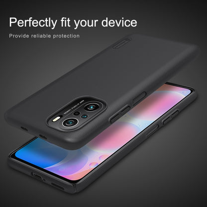 For Xiaomi Redmi K40 / K40 Pro / K40 Pro+ NILLKIN Frosted Concave-convex Texture PC Protective Case(Black) - Xiaomi Cases by NILLKIN | Online Shopping South Africa | PMC Jewellery