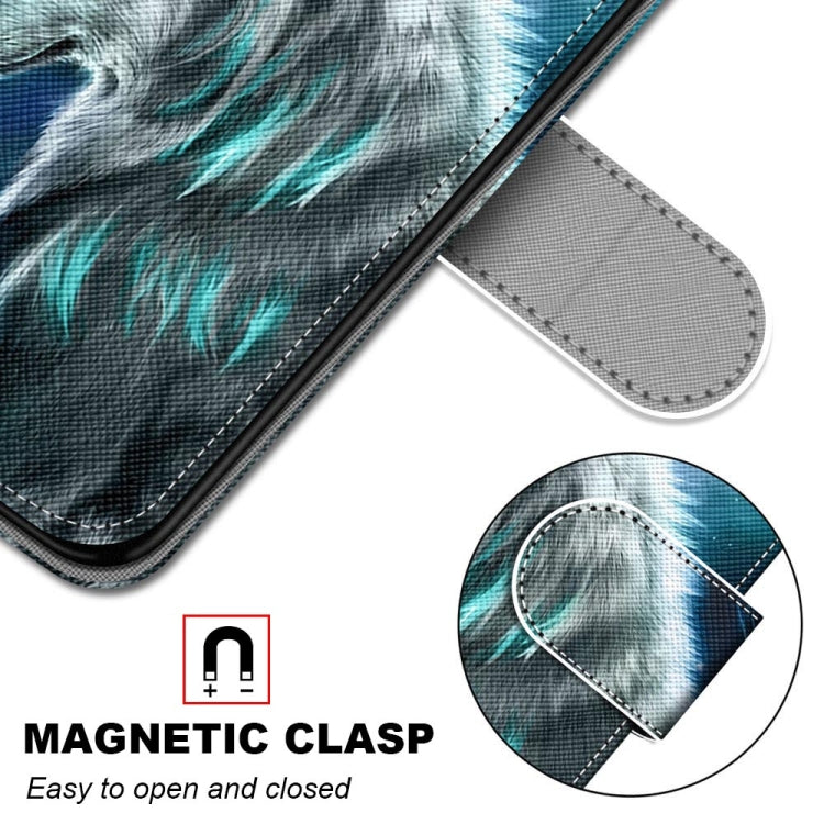 For Xiaomi Redmi Note 10 5G Coloured Drawing Cross Texture Horizontal Flip PU Leather Case with Holder & Card Slots & Wallet & Lanyard(Pensive Wolf) - Xiaomi Cases by PMC Jewellery | Online Shopping South Africa | PMC Jewellery