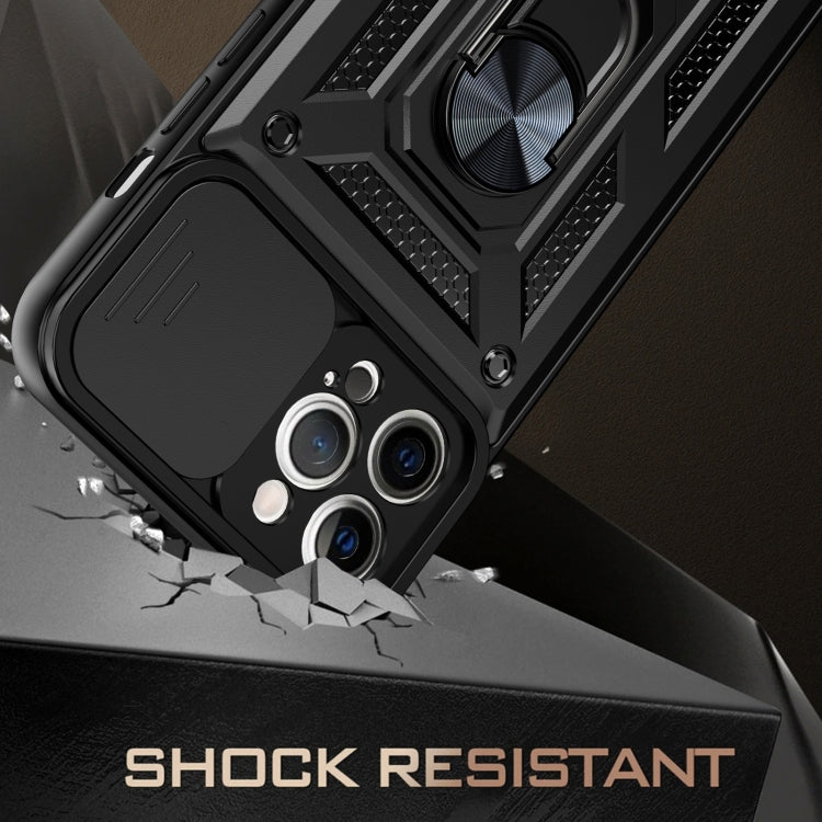 For iPhone 11 Sliding Camera Cover Design TPU+PC Protective Case (Black) - iPhone 11 Cases by PMC TechLife | Online Shopping South Africa | PMC TechLife