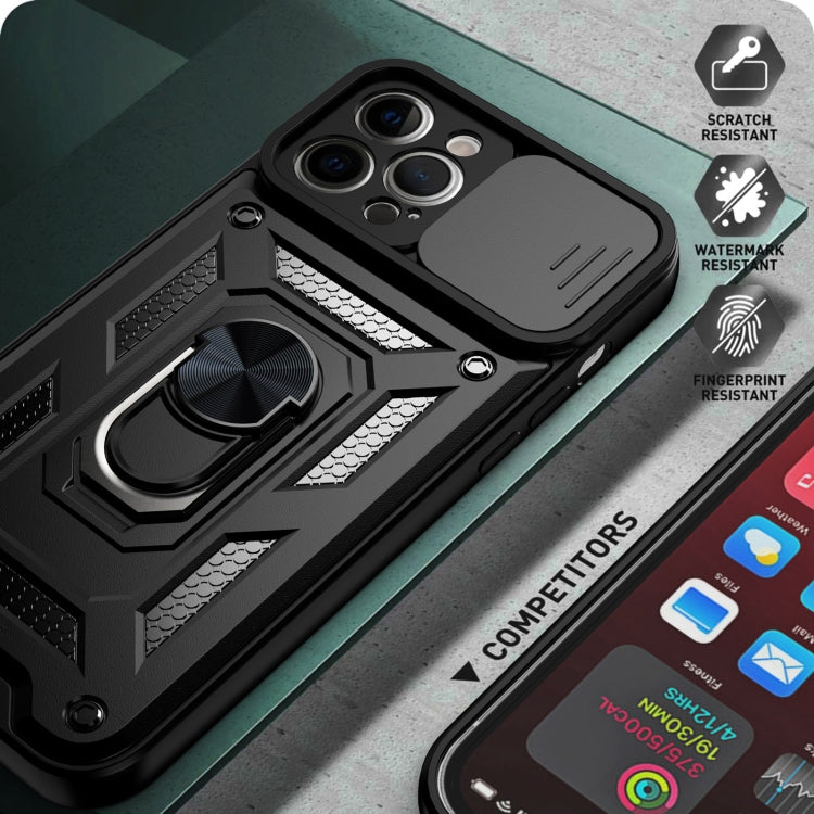 For iPhone 11 Sliding Camera Cover Design TPU+PC Protective Case (Black) - iPhone 11 Cases by PMC TechLife | Online Shopping South Africa | PMC TechLife