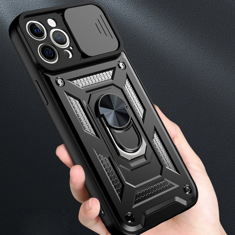 For iPhone 11 Sliding Camera Cover Design TPU+PC Protective Case (Black) - iPhone 11 Cases by PMC TechLife | Online Shopping South Africa | PMC TechLife