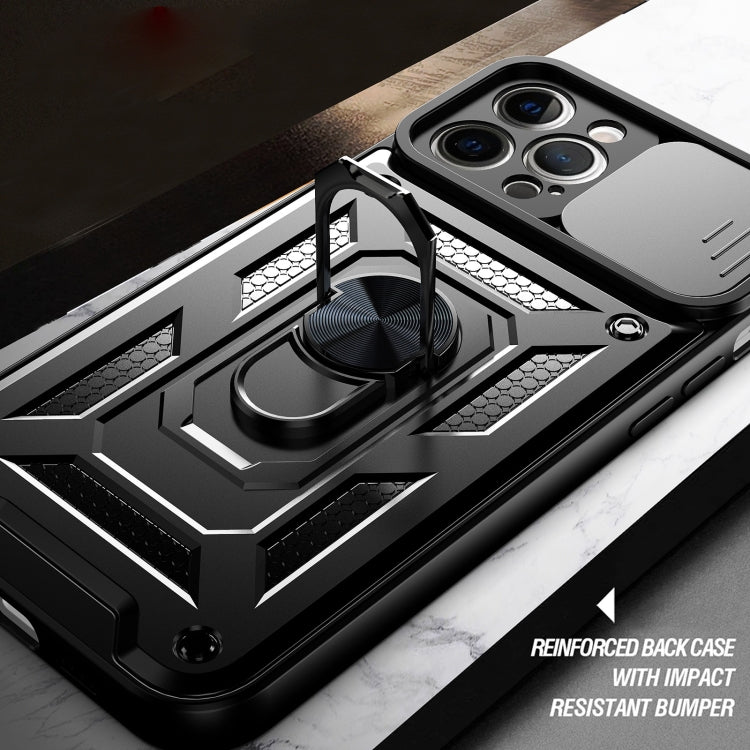 For iPhone 11 Sliding Camera Cover Design TPU+PC Protective Case (Black) - iPhone 11 Cases by PMC TechLife | Online Shopping South Africa | PMC TechLife
