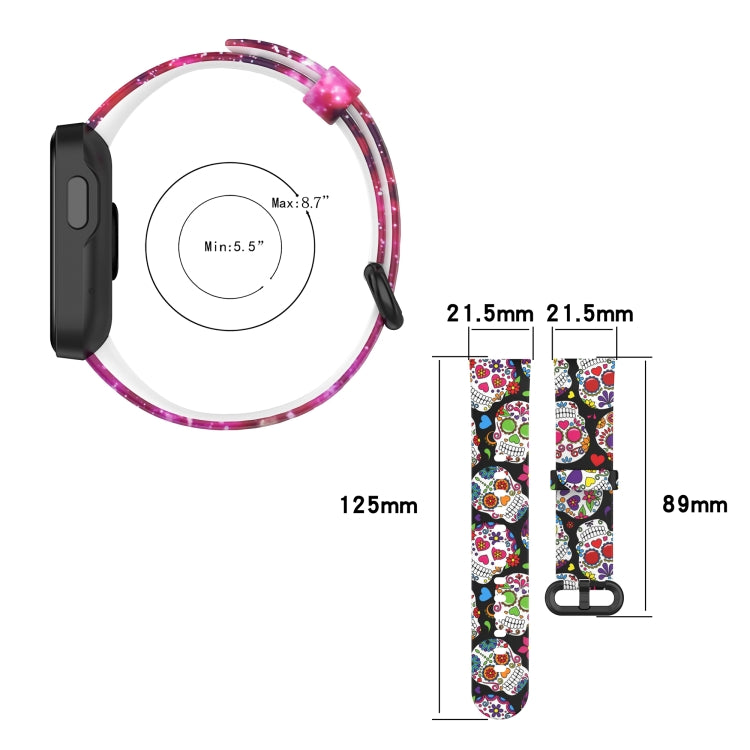 For Xiaomi Mi Watch Lite / Redmi Watch Silicone Printing Replacement Watchband(Camouflage Green) - free shipping - PMC TechLife - Order now!