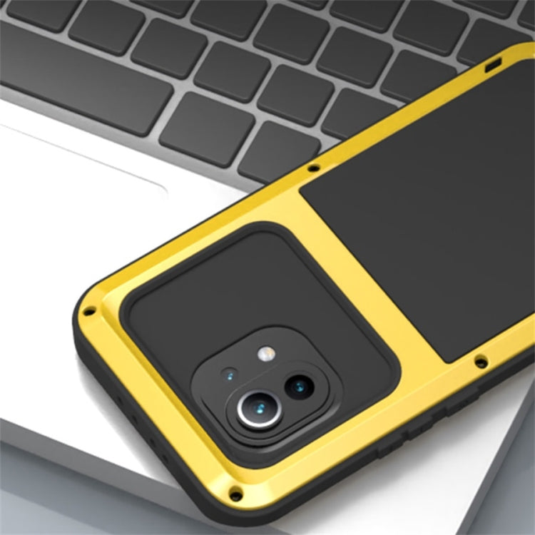 For Xiaomi Mi 11 LOVE MEI Metal Shockproof Waterproof Dustproof Protective Case without Glass(Silver) - Xiaomi Cases by PMC TechLife | Online Shopping South Africa | PMC TechLife