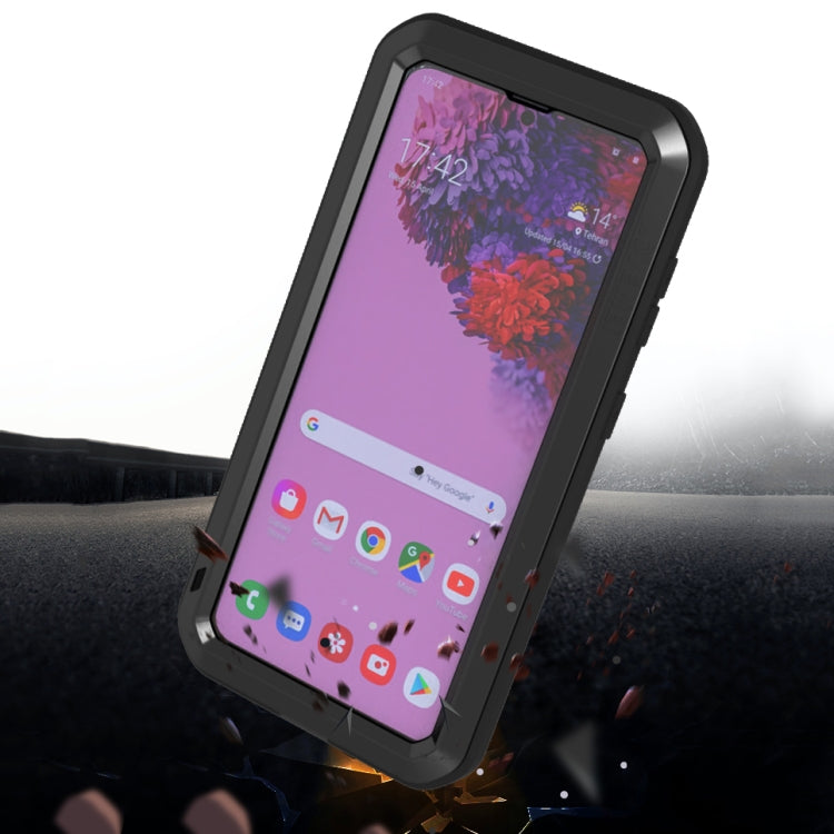 For Samsung Galaxy S21 5G LOVE MEI Metal Shockproof Waterproof Dustproof Protective Case with Glass(Yellow) - free shipping - PMC TechLife - Order now!