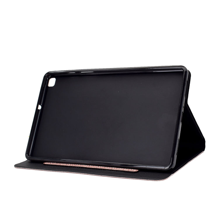 For Samsung Galaxy Tab A7 Lite T220 Glitter Horizontal Flip Leather Case with Holder & Card Slots(Rose Gold) - free shipping - PMC TechLife - Order now!