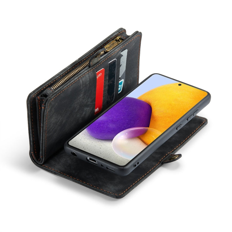 For Samsung Galaxy S21 FE CaseMe 008 Detachable Multifunctional Flip Leather Phone Case(Black) - free shipping - PMC TechLife - Order now!