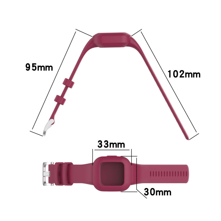 Compatible with Garmin Vivofit JR3 Silicone Pure Color Watch Band(White) - Watch Bands by PMC TechLife | Online Shopping South Africa | PMC TechLife | Buy Now Pay Later Mobicred