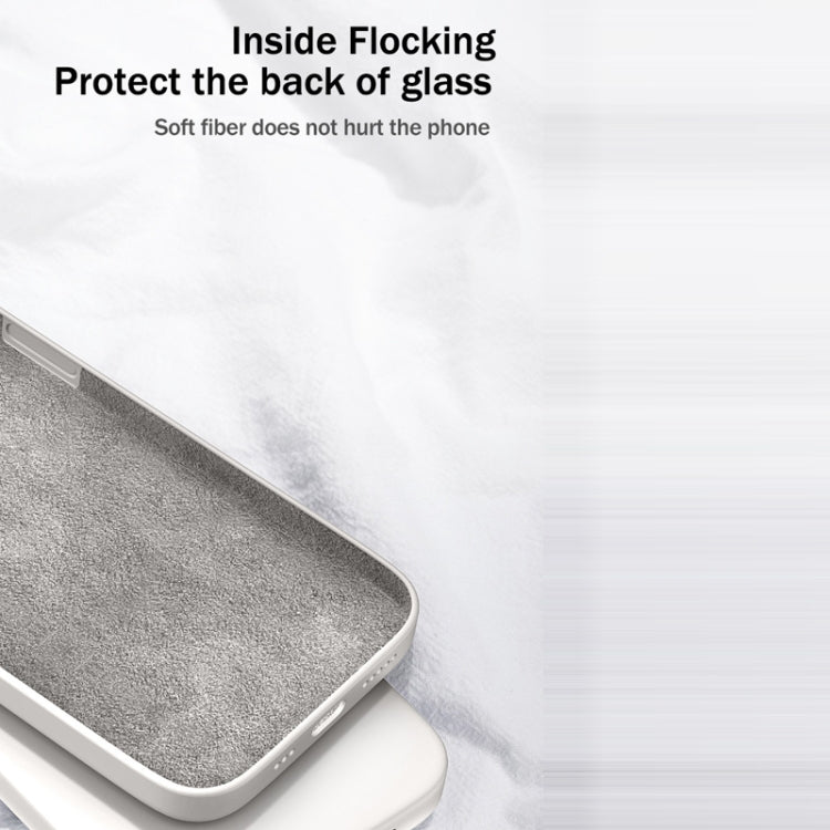 For Samsung Galaxy S20 FE Solid Color Imitation Liquid Silicone Straight Edge Dropproof Full Coverage Protective Case(White) - free shipping - PMC TechLife - Order now!