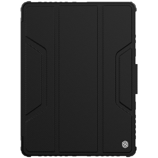 For iPad 10.2 2021 / 2020 / 2019 NILLKIN Bumper Pro Horizontal Flip Leather Case with Pen Slot & Holder & Pen Slot Only Supports iPad Pencil 2nd Generation(Black) - iPad 10.2 Cases by NILLKIN | Online Shopping South Africa | PMC Jewellery