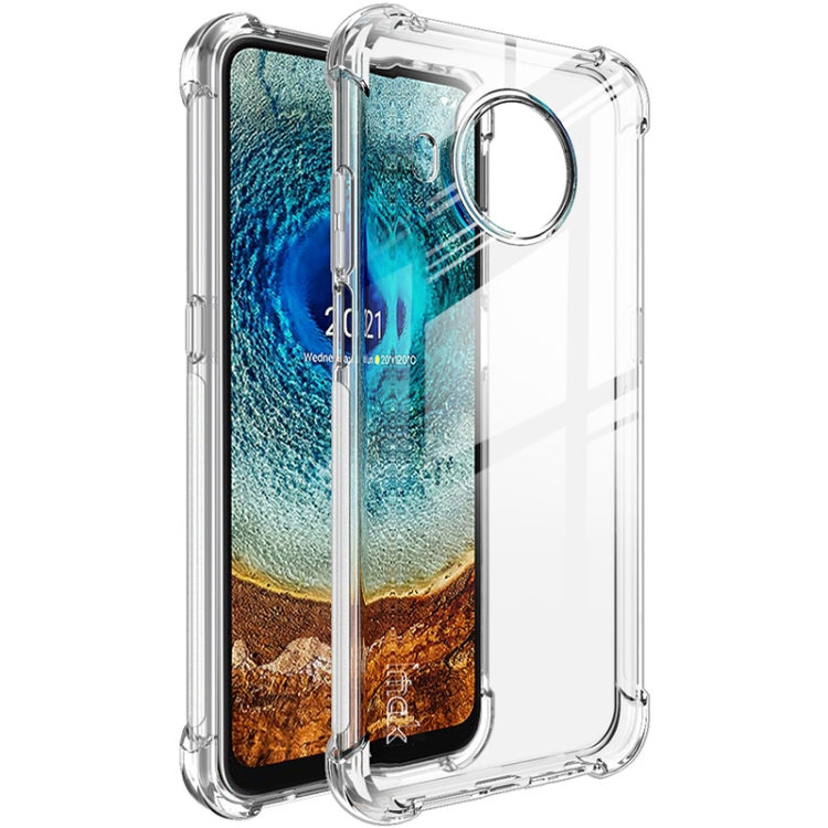 For Nokia X10 / X20 IMAK All-inclusive Shockproof Airbag TPU Case with Screen Protector(Transparent) - Nokia Cases by imak | Online Shopping South Africa | PMC TechLife | Buy Now Pay Later Mobicred