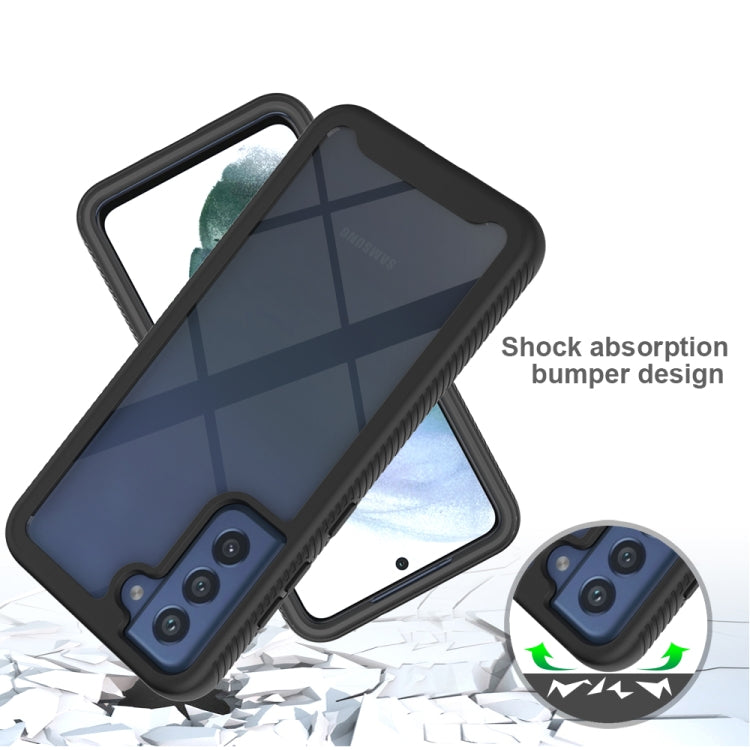 For Samsung Galaxy S21 FE Starry Sky Solid Color Series Shockproof PC + TPU Protective Case(Black) - Galaxy Phone Cases by PMC TechLife | Online Shopping South Africa | PMC TechLife | Buy Now Pay Later Mobicred