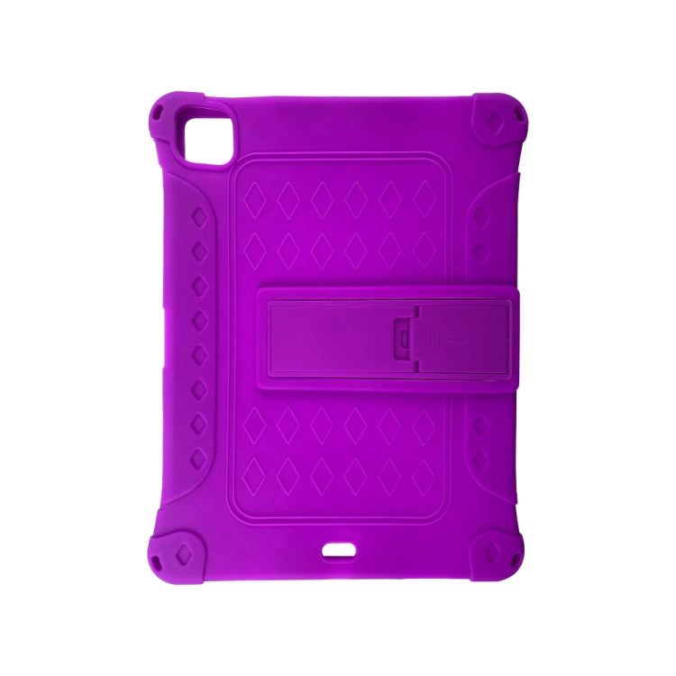 All-inclusive Silicone Shockproof Case with Holder For iPad Pro 12.9 2021 / 2020(Purple) - free shipping - PMC TechLife - Order now!