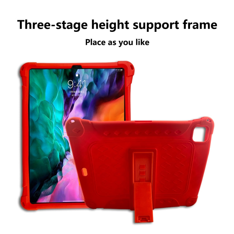All-inclusive Silicone Shockproof Case with Holder For iPad Pro 12.9 2021 / 2020(Purple) - free shipping - PMC TechLife - Order now!