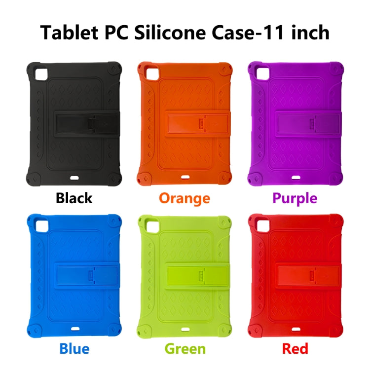 All-inclusive Silicone Shockproof Case with Holder For iPad Pro 12.9 2021 / 2020(Purple) - free shipping - PMC TechLife - Order now!