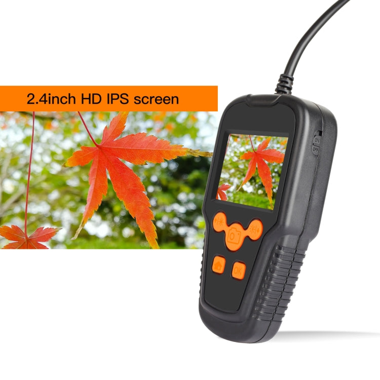 P60A 3.9mm 1080P 2.4 inch IPS Screen IP68 Waterproof HD Digital Endoscope, Length:10m Hard Cable - free shipping - PMC TechLife - Order now!