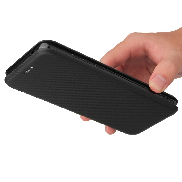 For Cubot Note 20 Carbon Fiber Texture Horizontal Flip TPU + PC + PU Leather Case with Card Slot(Black) - Nokia Cases by PMC TechLife | Online Shopping South Africa | PMC TechLife | Buy Now Pay Later Mobicred
