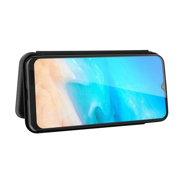 For Cubot Note 20 Carbon Fiber Texture Horizontal Flip TPU + PC + PU Leather Case with Card Slot(Black) - Nokia Cases by PMC TechLife | Online Shopping South Africa | PMC TechLife | Buy Now Pay Later Mobicred