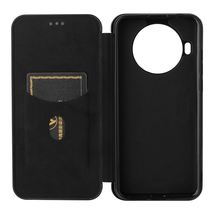 For Cubot Note 20 Carbon Fiber Texture Horizontal Flip TPU + PC + PU Leather Case with Card Slot(Black) - Nokia Cases by PMC TechLife | Online Shopping South Africa | PMC TechLife | Buy Now Pay Later Mobicred