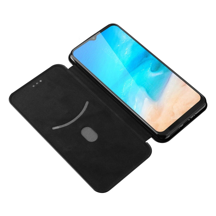 For Cubot Note 20 Carbon Fiber Texture Horizontal Flip TPU + PC + PU Leather Case with Card Slot(Black) - Nokia Cases by PMC TechLife | Online Shopping South Africa | PMC TechLife | Buy Now Pay Later Mobicred