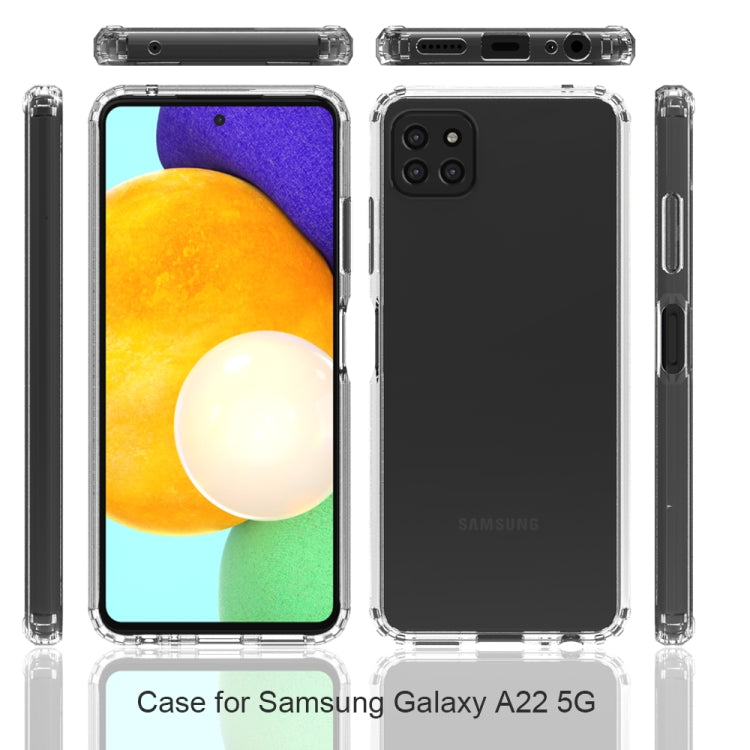For Samsung Galaxy A22 5G Shockproof Scratchproof TPU + Acrylic Protective Case(Transparent) - free shipping - PMC TechLife - Order now!
