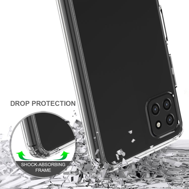 For Samsung Galaxy A22 5G Shockproof Scratchproof TPU + Acrylic Protective Case(Transparent) - free shipping - PMC TechLife - Order now!