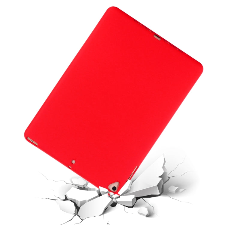 Solid Color Liquid Silicone Dropproof Full Coverage Protective Case For iPad Air / 9.7 2017 / 9.7 2018 / Pro 9.7(Red) - iPad 9.7 (2018) & (2017) Cases by PMC TechLife | Online Shopping South Africa | PMC TechLife | Buy Now Pay Later Mobicred