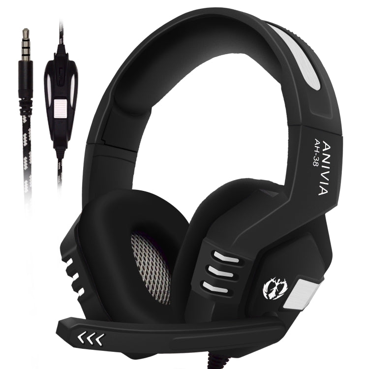 Anivia AH38 3.5mm Wired Gaming Headset with Microphone(Black Silver) - Multimedia Headset by SADES | Online Shopping South Africa | PMC Jewellery