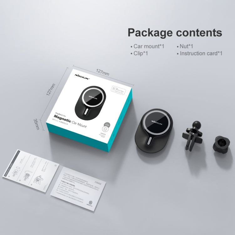 NILLKIN NKL01 MagRoad Lite Clip Type Car Magnetic Wireless Charging Holder - Car Holders by NILLKIN | Online Shopping South Africa | PMC TechLife
