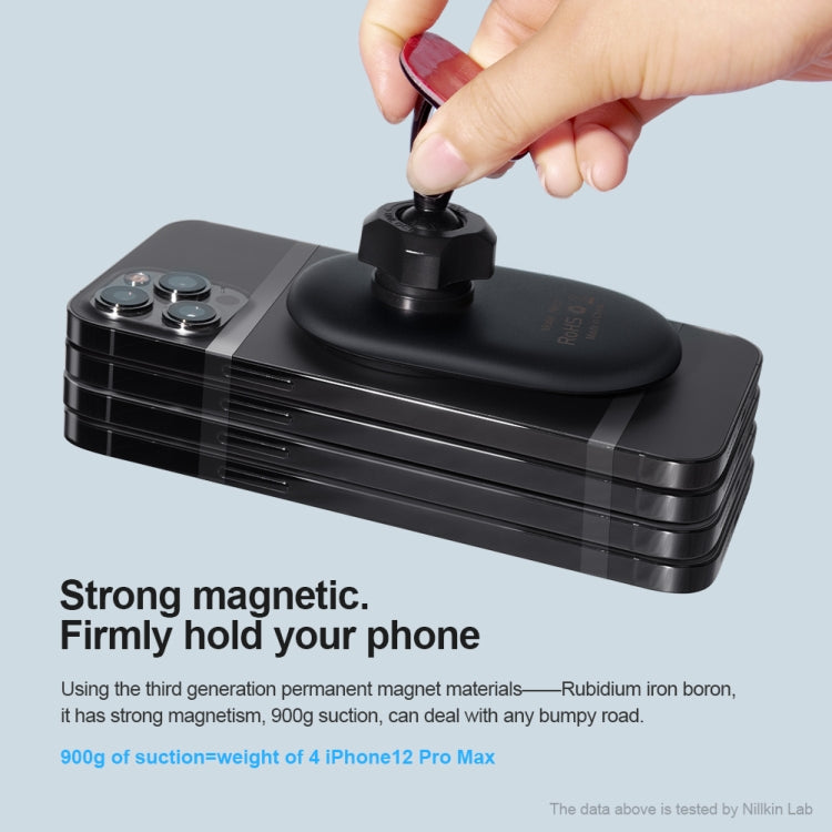 NILLKIN NKL01 MagRoad Lite Paste Type Car Magnetic Wireless Charging Holder - Universal Car Holders by NILLKIN | Online Shopping South Africa | PMC TechLife | Buy Now Pay Later Mobicred