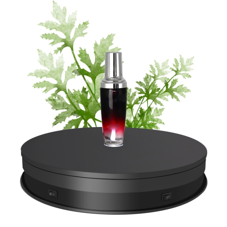 20cm Electric Rotating Turntable Display Stand LED Light Video Shooting Props Turntable, Power Plug:220V AU Plug(Black) - free shipping - PMC TechLife - Order now!