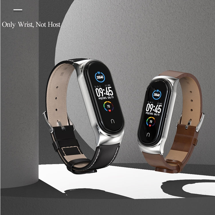 For Xiaomi Mi Band 6 / 5 / 4 / 3 Mijobs CS Microfiber Leather Watch Band(Black) - free shipping - PMC TechLife - Order now!