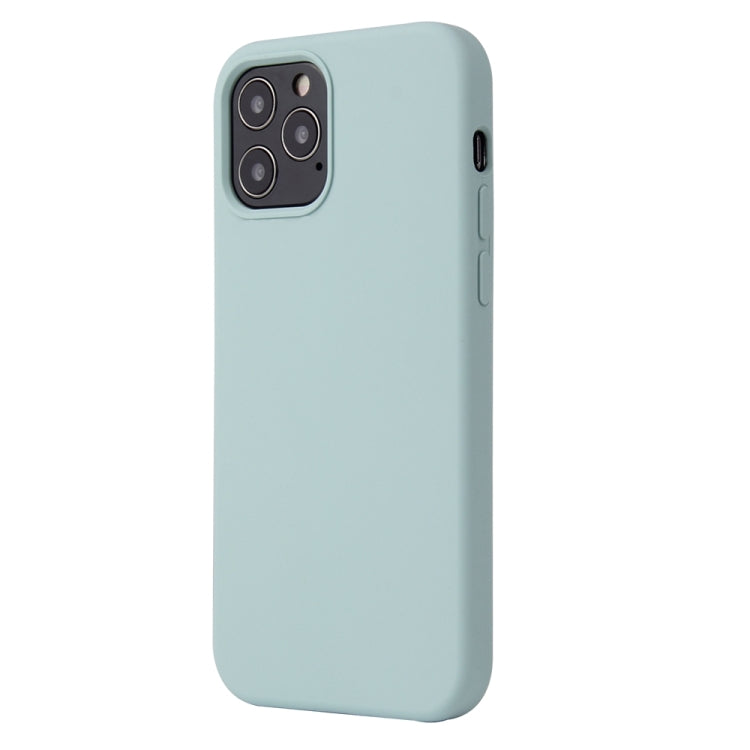 For iPhone 13 Solid Color Liquid Silicone Shockproof Protective Case(Emerald Green) - iPhone 13 Cases by PMC TechLife | Online Shopping South Africa | PMC TechLife