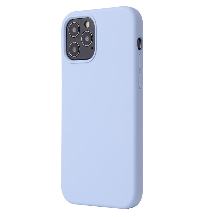For iPhone 13 Solid Color Liquid Silicone Shockproof Protective Case(Lilac Purple) - iPhone 13 Cases by PMC TechLife | Online Shopping South Africa | PMC TechLife