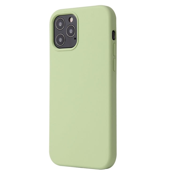 For iPhone 13 Solid Color Liquid Silicone Shockproof Protective Case(Matcha Green) - iPhone 13 Cases by PMC TechLife | Online Shopping South Africa | PMC TechLife