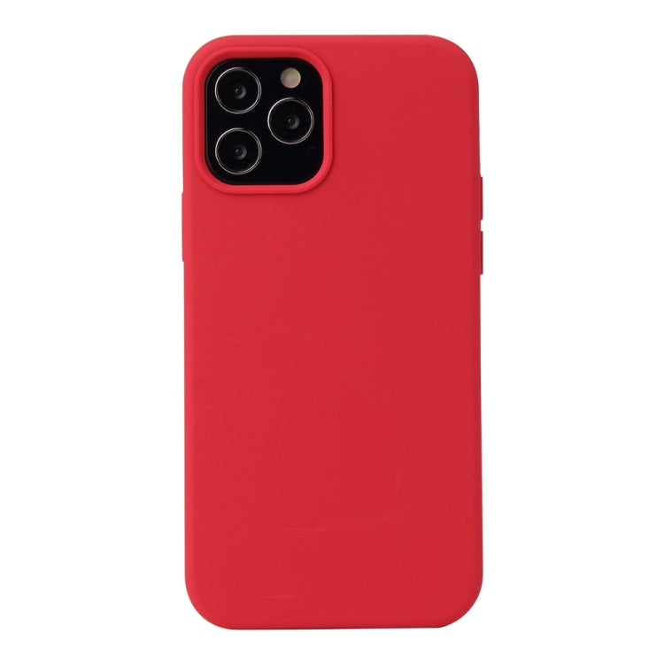 For iPhone 13 Solid Color Liquid Silicone Shockproof Protective Case(Carmine) - iPhone 13 Cases by PMC Jewellery | Online Shopping South Africa | PMC Jewellery