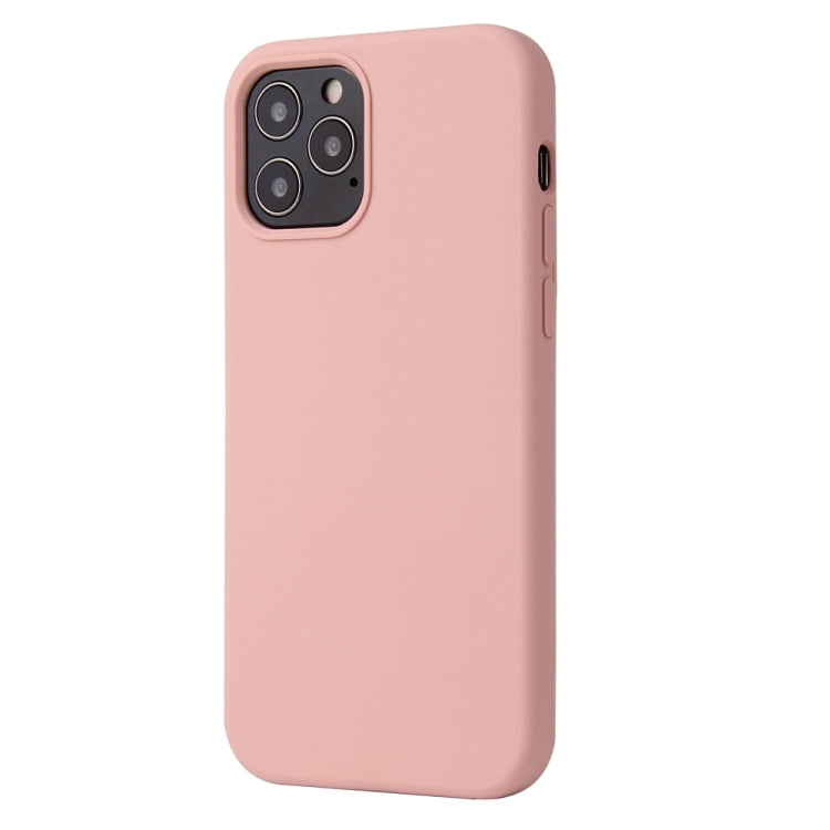 For iPhone 13 Solid Color Liquid Silicone Shockproof Protective Case(Sakura Pink) - iPhone 13 Cases by PMC TechLife | Online Shopping South Africa | PMC TechLife