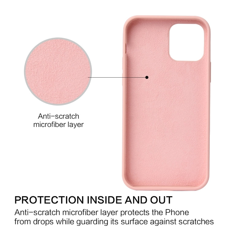 For iPhone 13 Solid Color Liquid Silicone Shockproof Protective Case(Midnight Blue) - iPhone 13 Cases by PMC TechLife | Online Shopping South Africa | PMC TechLife