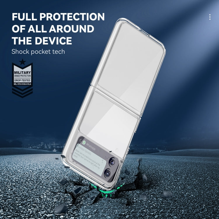 For Samsung Galaxy Z Flip3 5G Simple All-inclusive Clear Crystal PC +TPU Shockproof Case - free shipping - PMC TechLife - Order now!