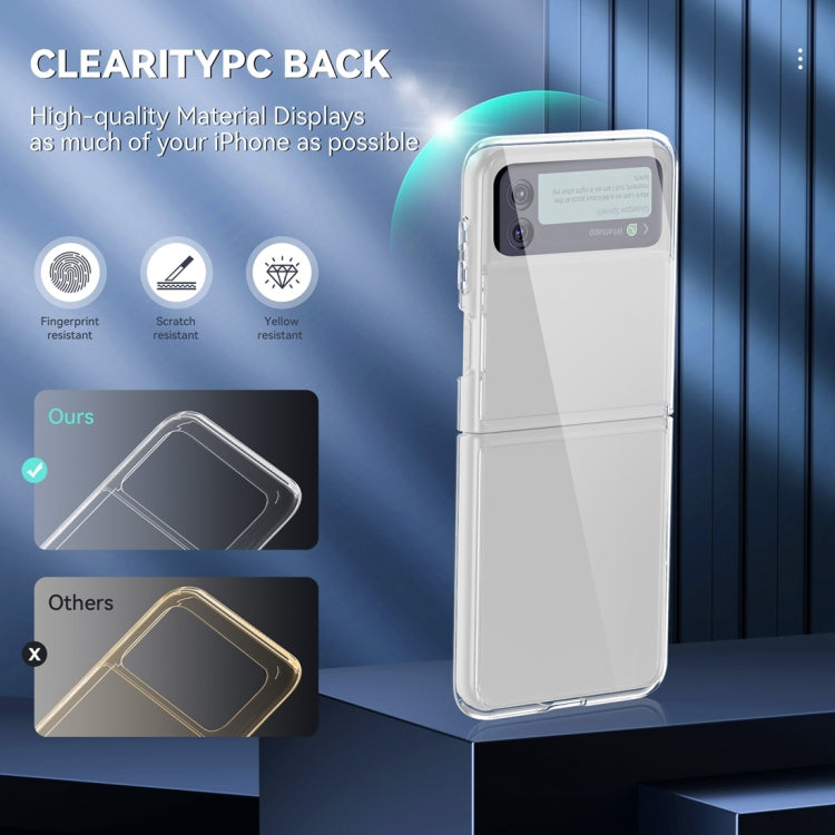 For Samsung Galaxy Z Flip3 5G Simple All-inclusive Clear Crystal PC +TPU Shockproof Case - free shipping - PMC TechLife - Order now!