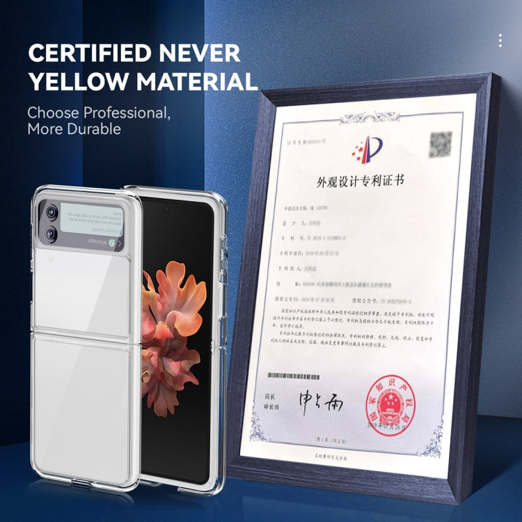 For Samsung Galaxy Z Flip3 5G Simple All-inclusive Clear Crystal PC +TPU Shockproof Case - free shipping - PMC TechLife - Order now!