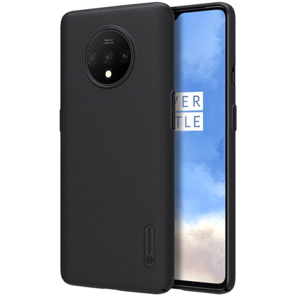 For OnePlus 7T NILLKIN Frosted Concave-convex Texture PC Protective Case(Black) - OnePlus Cases by NILLKIN | Online Shopping South Africa | PMC Jewellery