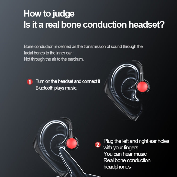 M-618 Bone Conduction Hanging Ear Stereo Bluetooth Headset(Green) - Bluetooth Earphone by PMC TechLife | Online Shopping South Africa | PMC TechLife