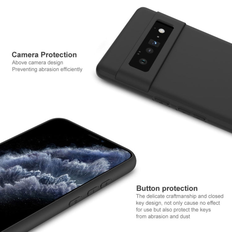 For Google Pixel 6 Pro IMAK UC-3 Series Shockproof Frosted TPU Protective Case(Black) - Google Cases by imak | Online Shopping South Africa | PMC TechLife | Buy Now Pay Later Mobicred