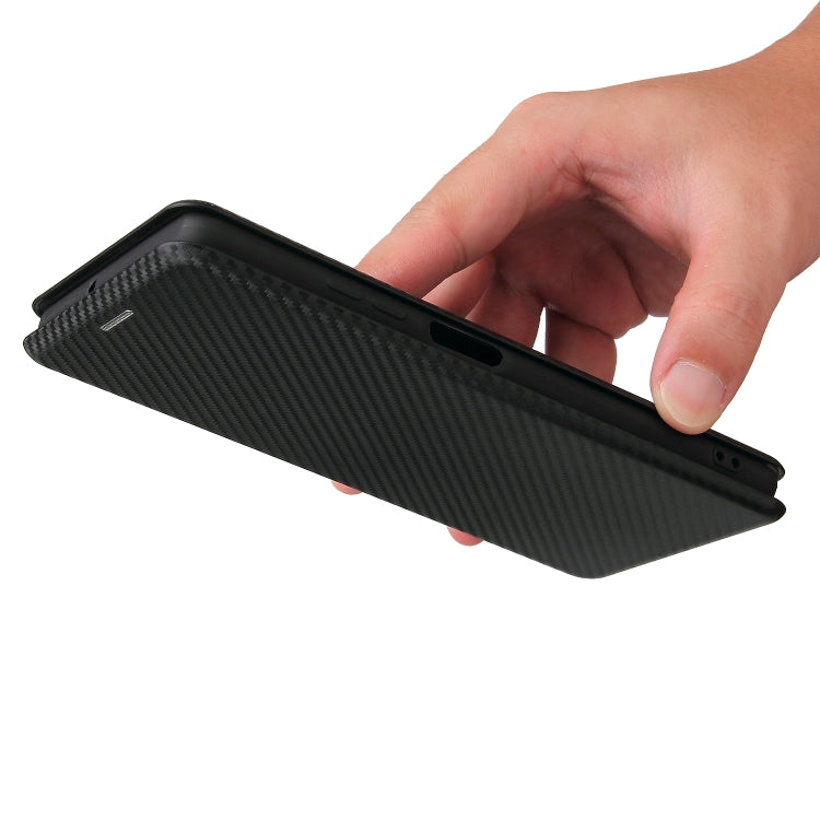 For Blackview A100 Carbon Fiber Texture Horizontal Flip TPU + PC + PU Leather Case with Card Slot(Black) - More Brand by PMC TechLife | Online Shopping South Africa | PMC TechLife | Buy Now Pay Later Mobicred