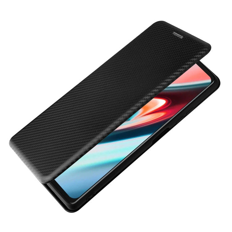 For Blackview A100 Carbon Fiber Texture Horizontal Flip TPU + PC + PU Leather Case with Card Slot(Black) - More Brand by PMC TechLife | Online Shopping South Africa | PMC TechLife | Buy Now Pay Later Mobicred