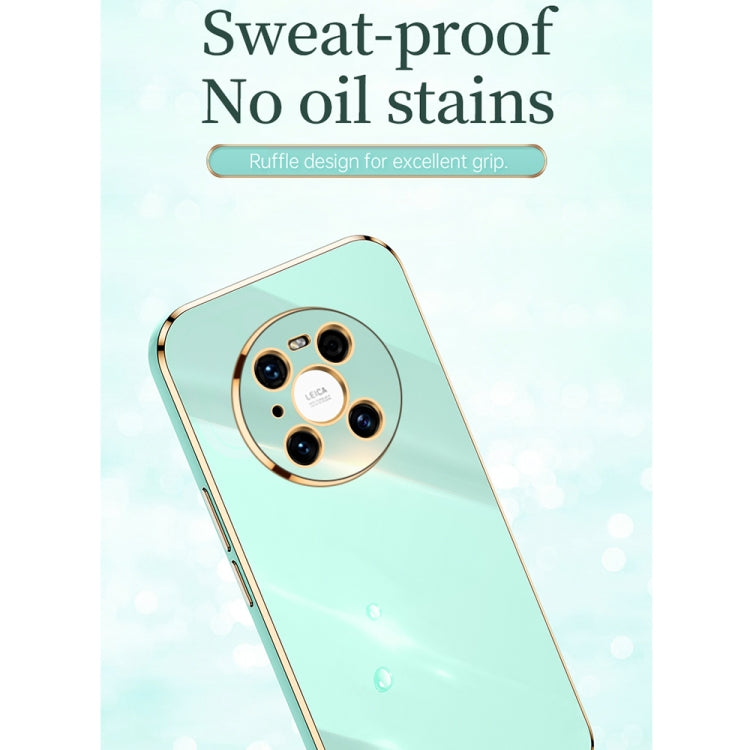 For Huawei Mate 40 Pro XINLI Straight Edge 6D Electroplate TPU Phone Case(Celestial Blue) - Huawei Cases by XINLI | Online Shopping South Africa | PMC TechLife | Buy Now Pay Later Mobicred